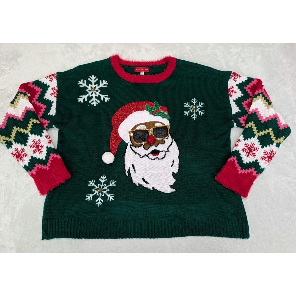 Blizzard Bay Women's XL Sweater Christmas Holiday Party Ugly Sweater